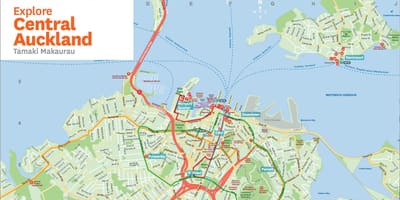 Карта Окланд NC
